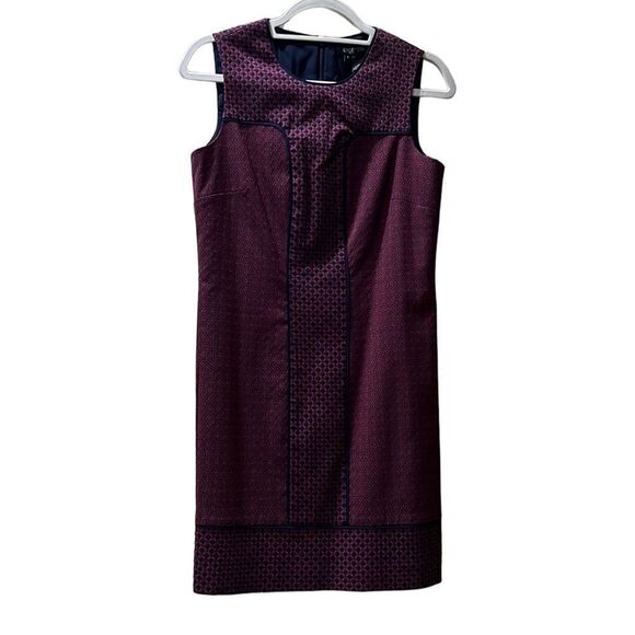 Etcetera Women’s 4 Sleeveless Navy Red Purple Evening Office wedding Guest Dress - Picture 9 of 12